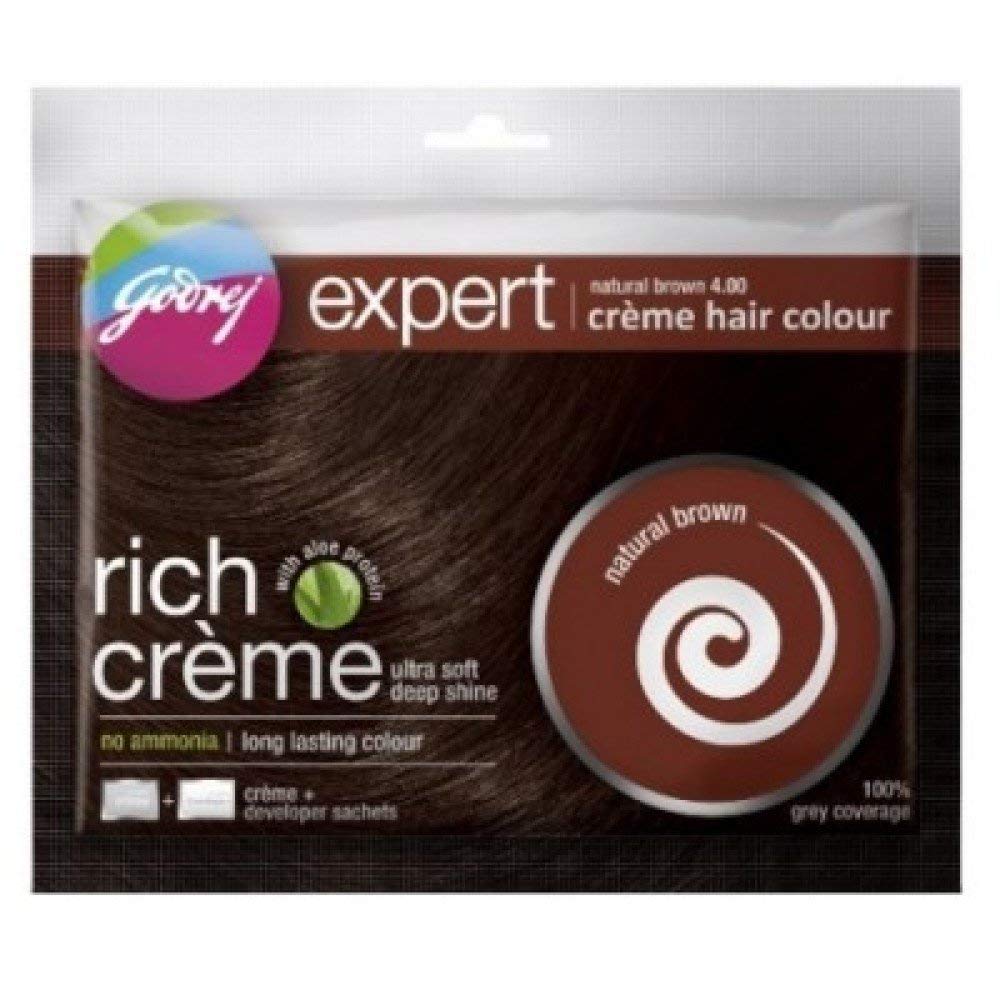Godrej Expert Rich Creme Hair Colour Natural Brown 4.0